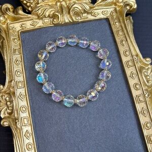 Gorgeous Crystal AB Beaded Stretch Bracelet